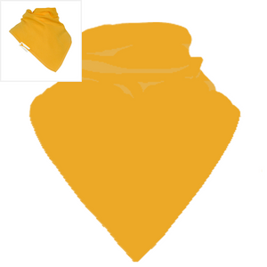 Personalised Pale Yellow Plain Bandana Bib