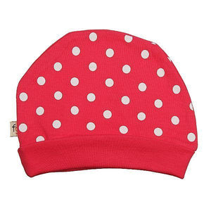 Pink & White Spots Round Hat