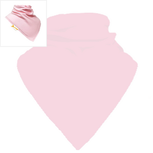 Personalised Light Pink Plain Bandana Bib