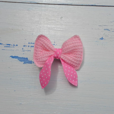 Pink Bow Hairclip