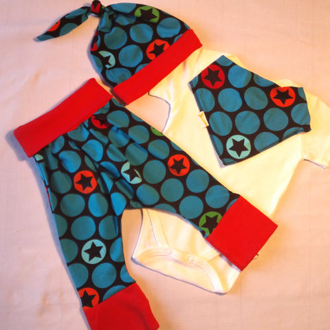 Funky Spots & Stars Outfit (6-12 Months)