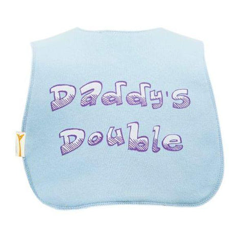 Blue Daddy's Double Square Bib