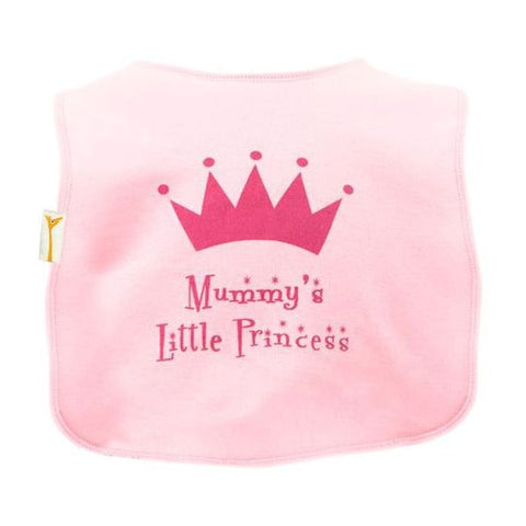 Pink Little Princess Square Bib