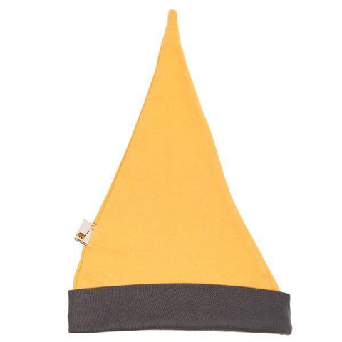 Yellow & Grey Pointy Hat