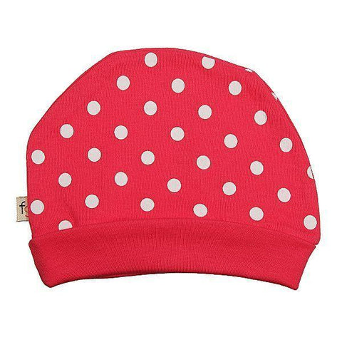 Pink & White Spots Round Hat