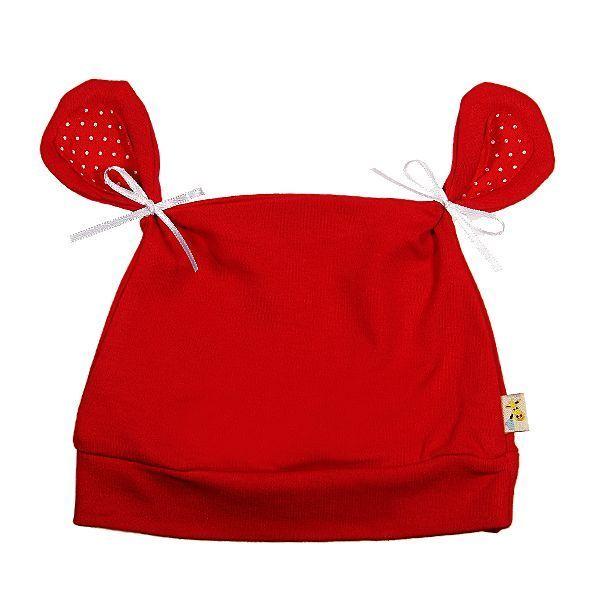 Red Plain All About Ears Hat