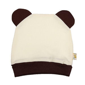 Cream & Brown Funky Bear Hat