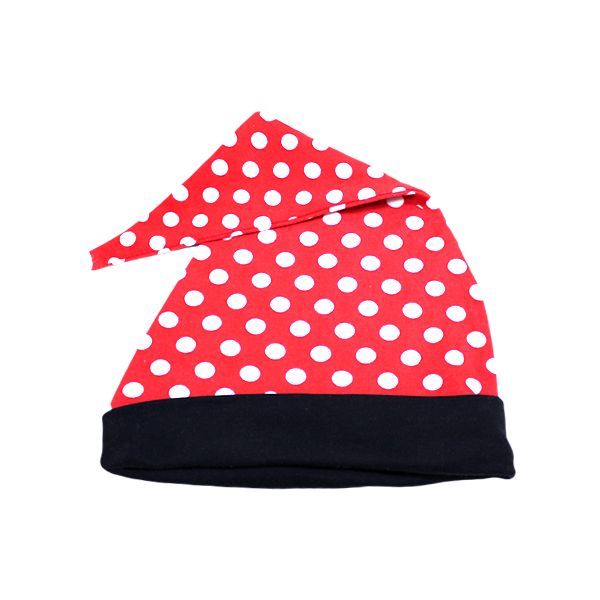 Red & White Spots Pointy Hat