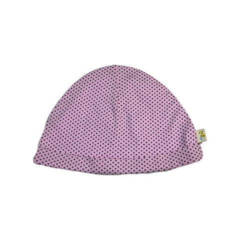 Light Pink & Small Brown Spots Round Hat