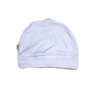 Plain White Round Hat