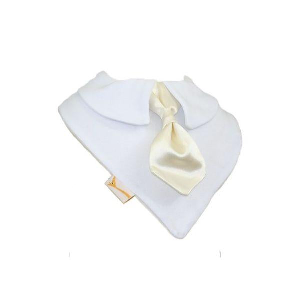 Ivory Smart Little Tie Special Occasions Bib