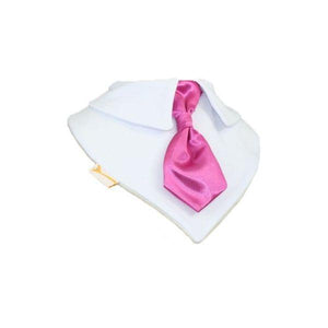 Vibrant Pink Smart Little Tie Special Occasions Bib