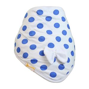 White & Blue Spots Cutie Collar Bandana Bib