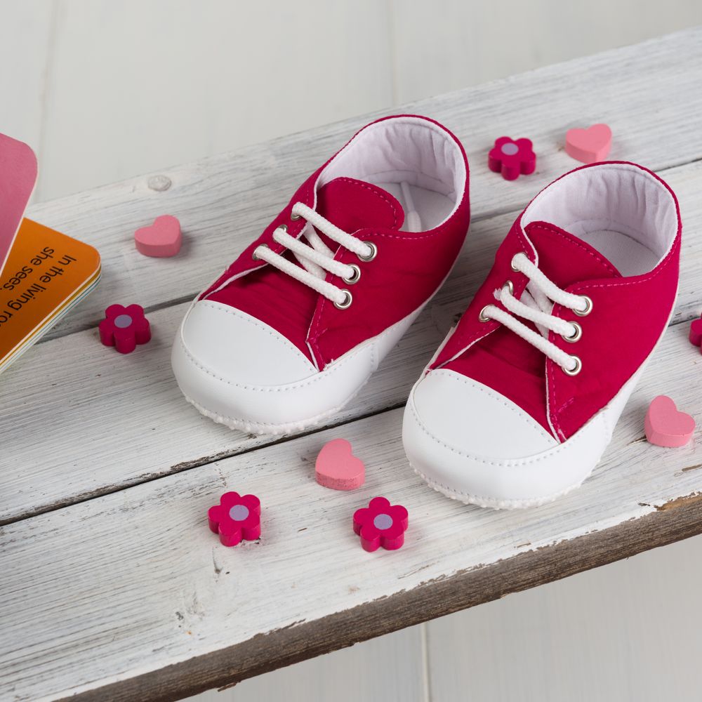 Classic Red Canvas Pumps