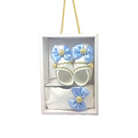 Beautiful Blue Funky Giraffe Collection - Matching Shoes & Hat