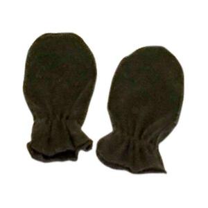 Black Plain Scratch Mittens