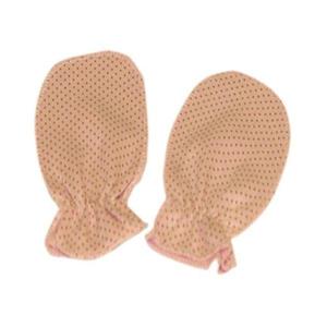 Pink Coffee Spots Scratch Mittens