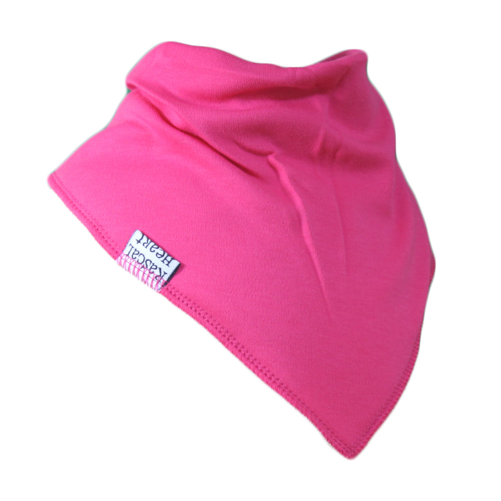 Pink Plain Rascal Heart Bib