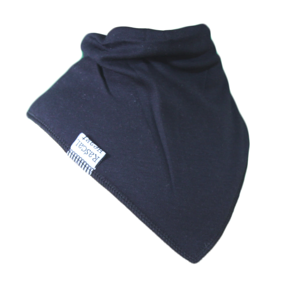 Black Plain Rascal Heart Bib