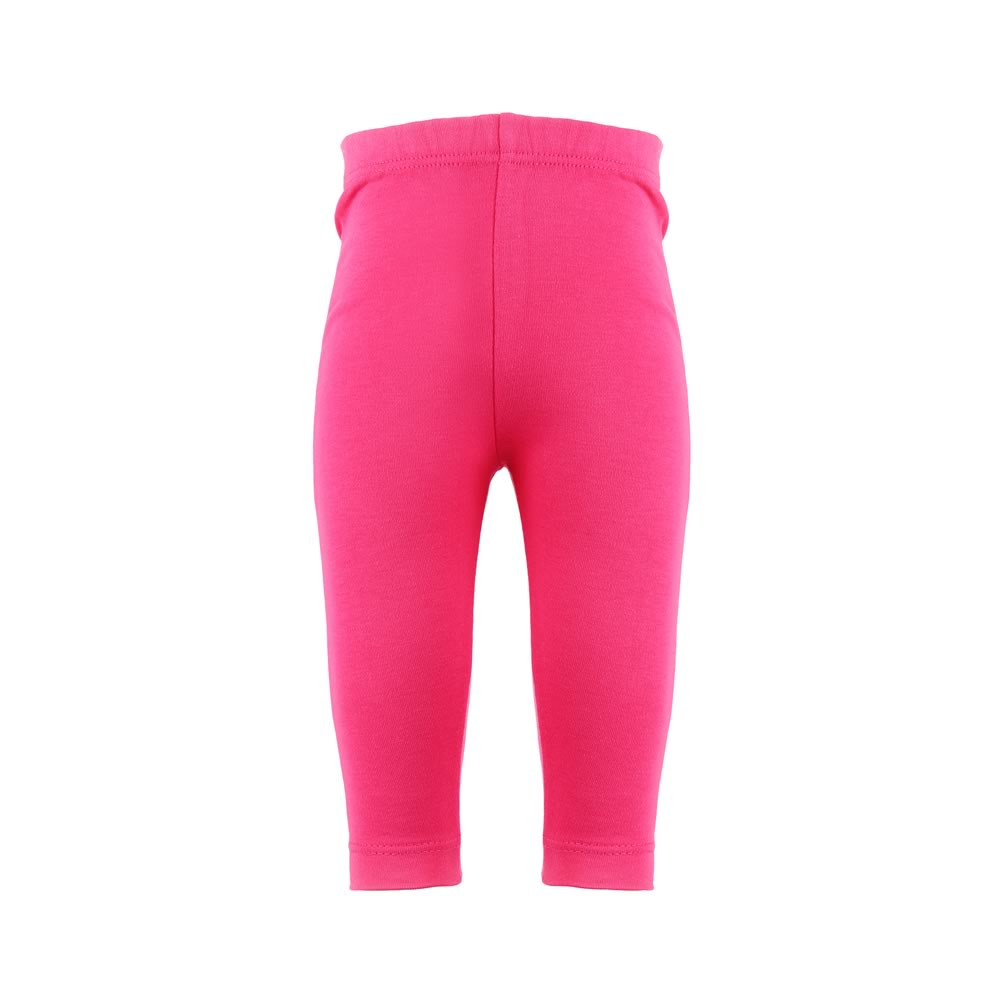 Plain Pink Rascal Heart Leggings