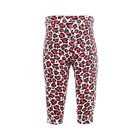 Red Animal Print Rascal Heart Leggings